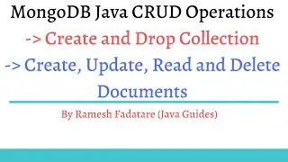 MongoDB Java CRUD Operations Example Tutorial