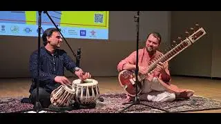 Classical music Tabla and Sitar in Russia, Peredelkino by artists from JNCC, Embassy of India