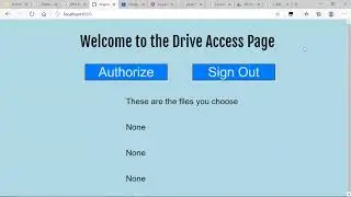 Building A Simple App That Can Access Google Drive