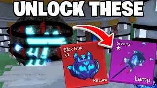 Unlocking KITSUNE Fruit & SWORD in NEW ISLAND - Blox Fruits Update 21