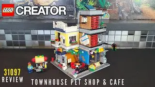 LEGO Creator Townhouse Pet Shop & Cafe 31097 Review!