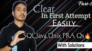 Clear PRA in 1st attempt | PRA questions with solution | Java, Unix, Sql solved questions.