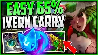 EASY 65% WR IVERN BUILD TURNS HIM INTO A FREE LOW ELO CARRY! | Ivern Jungle Guide League of Legends