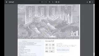 Doom (1993) in a PDF file