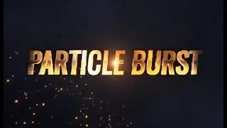 Particle Burst Logo Reveal