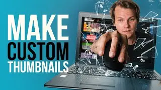 How To Make Thumbnails For Youtube Videos  - Photoshop Tutorial | Make Custom Youtube Thumbnails!|