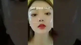 Korean Secret Glass Skin Challenge In 1 Apply💯 #glassskin #shorts #ytshorts #hacks