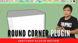 Sketchup Tutorial : How To Use The Round Corner Plugin