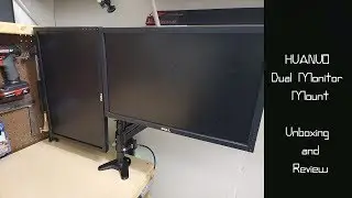 HUANUO Dual Monitor Mount Unboxing and Review