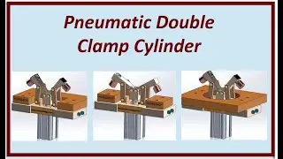 ⚡Pneumatic Double Clamp Cylinder, Engineering -Robotics