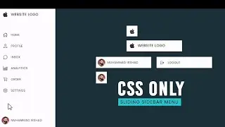 Sliding Sidebar Menu in Html and CSS #css #html #js #java #bracketracing #webdevelopment #coding #js