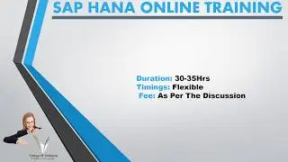 SAP HANA Training Videos