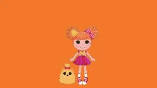 (Lalaloopsy) Peppy Pom Poms Hides And Unhides Green Screen Tempate (Free To Use)