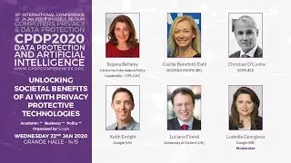 CPDP 2020: Unlocking societal benefits of AI with privacy protective technologies.