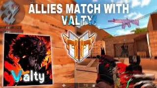 STANDOFF 2 - Allies Match Gameplay Ft. VALTY🇮🇳