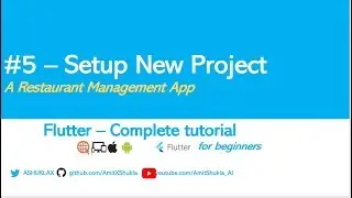 Flutter for beginners #5 - How to setup a new Flutter project