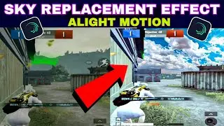 😯Pubg TDM Sky Replacement Effect | BGMI | Alight Motion.