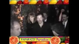 1995:  BRUCE SPRINGSTEEN & wife PATTI leave Grammy party