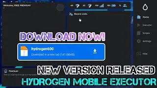 HYDROGEN Mobile Executor UPDATE | NEW VERSION RELEASED | POWERFUL EXECUTOR 🚀