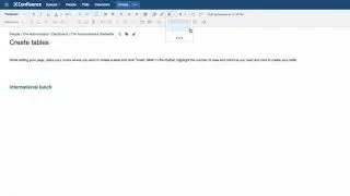 Create Tables - Learn Atlassian Confluence #10