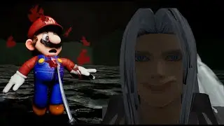 Sephiroth reveal but he actually kills Mario(Animation)= Smash bros ultimate