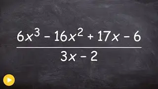 Dividing polynomials using synthetic division