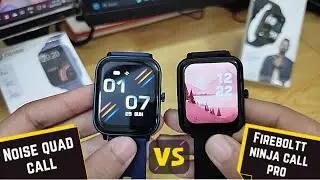 Noise Newly Launched Quad Call vs Fire-Boltt Ninja Call Pro Smartwatch detail comparison