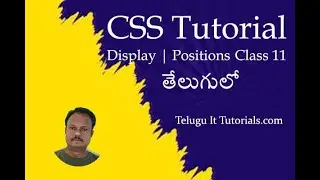 CSS tutorial for beginners | CSScourse | CSSforbeginners in Telugu | CSStutorialinTelugu -11