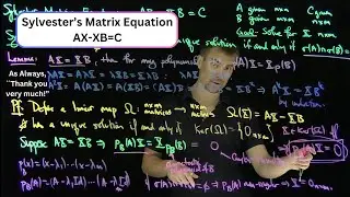 The Sylvester Matrix Equation Theorem