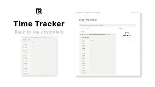 Notion Simple Daily Time Tracker