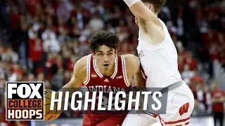 Indiana Hoosiers vs No. 11 Wisconsin Badgers Highlights | CBB on FOX