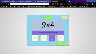 Maths Game   HTML CSS JavaScript