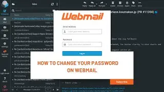 How to change your password on Webmail