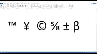 How can i insert a symbol or special character in MS Word ?