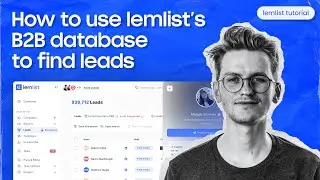 How to use lemlist’s B2B database to find leads [lemlist tutorial]