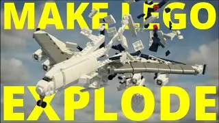 LEGO Destruction in Blender | KaBRICK Add-on Trailer