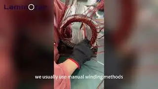 Electric Motor Stator Winding in China #china #motor #stator #winding