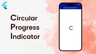 Circular Progress Indicator | Flutter Tutorial | Progress Indicator | Percentage Indicator | 2023