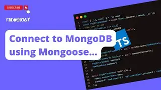 Connect to MongoDB Atlas Using Mongoose | Building TadJobs Project index[2]