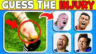 😭 Who is Crying?❤️‍🩹🦶Guess Red Card, Injury, Sad Moments of Football Player | Ronaldo, Messi, Neymar