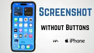 How to Screenshot on iPhone Without Buttons (2024)!