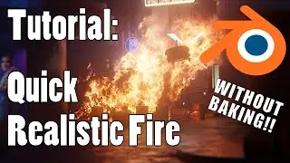 Blender Tutorial: Quick Realistic Fire In Eevee (or Cycles)