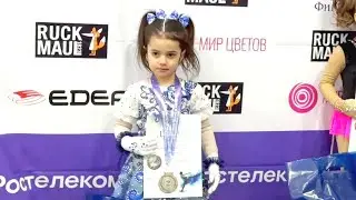 Забыла программу за минуту до старта! Импровизация на серебро. Фигурное катание в 4 года.