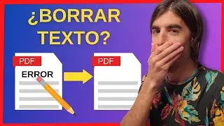 Cómo BORRAR TEXTO en un PDF