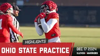 Highlights from Ohio State's practice as the Buckeyes prepare for their CFP matchup with Tennessee