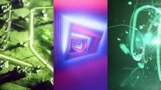 Neon and Fluorescent Intros and Logo Animations | Video Template