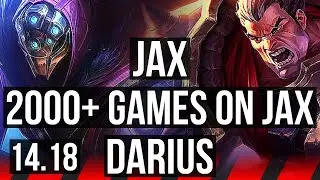 JAX vs DARIUS (TOP) | 6/0/0, 2000+ games, Dominating | NA Master | 14.18