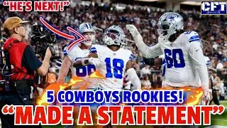 The #Cowboys have 5 Rookies “Make a STATEMENT” vs the Raiders the NFL should be SCARED!
