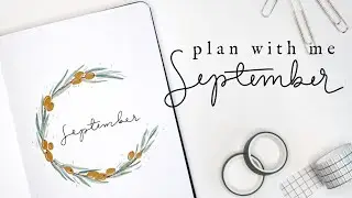 Plan With Me September 2020 | Bullet Journal Monthly Setup