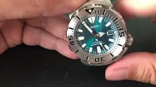 The 6R15 powered Seiko Monster - the Jade Monster Third Generation 200M Automatic SZSC005